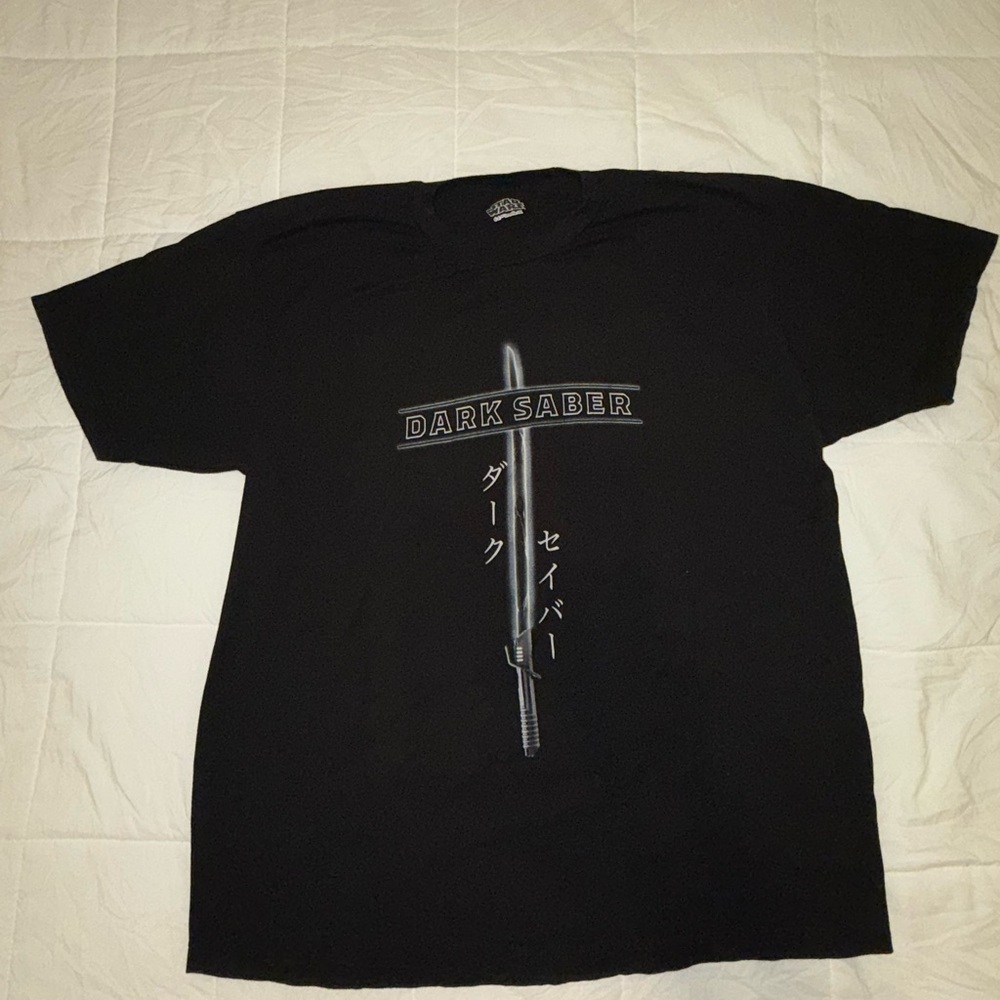 Star wars Dark Saber Black T-Shirt